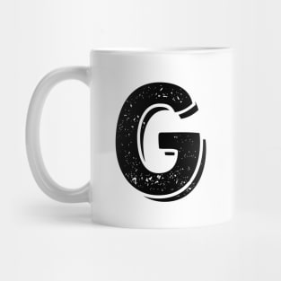 Capital Letter G Name Initial Monogram Mug